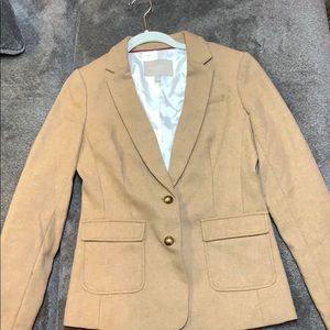 Banana Republic tan tweed blazer - size 2